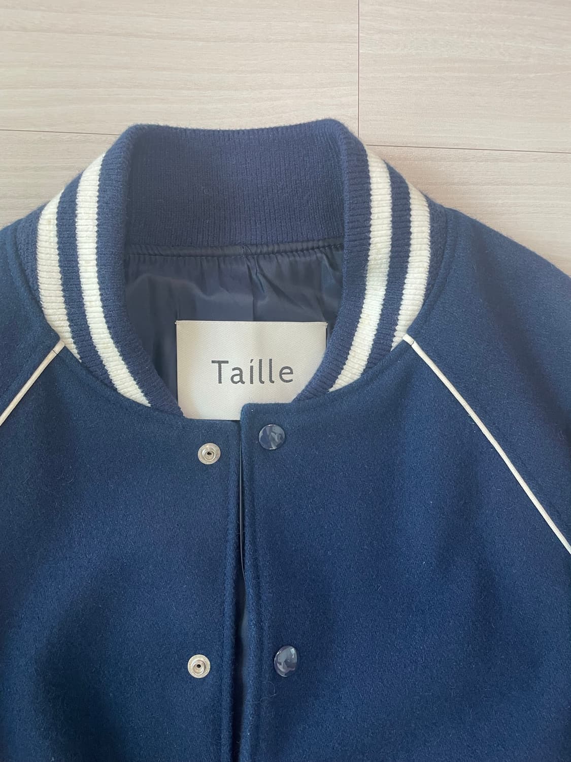 [타일레] 스타디움 울 자켓 navy 상품이미지2