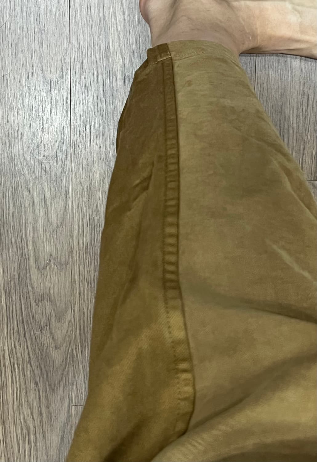 꼼데가르송 옴므 투톤 몰스킨 베이지 배기팬츠 S 상품이미지4