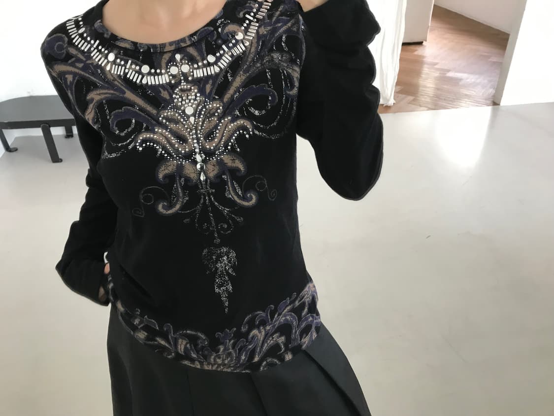 vintage pattern long sleeve 상품이미지5