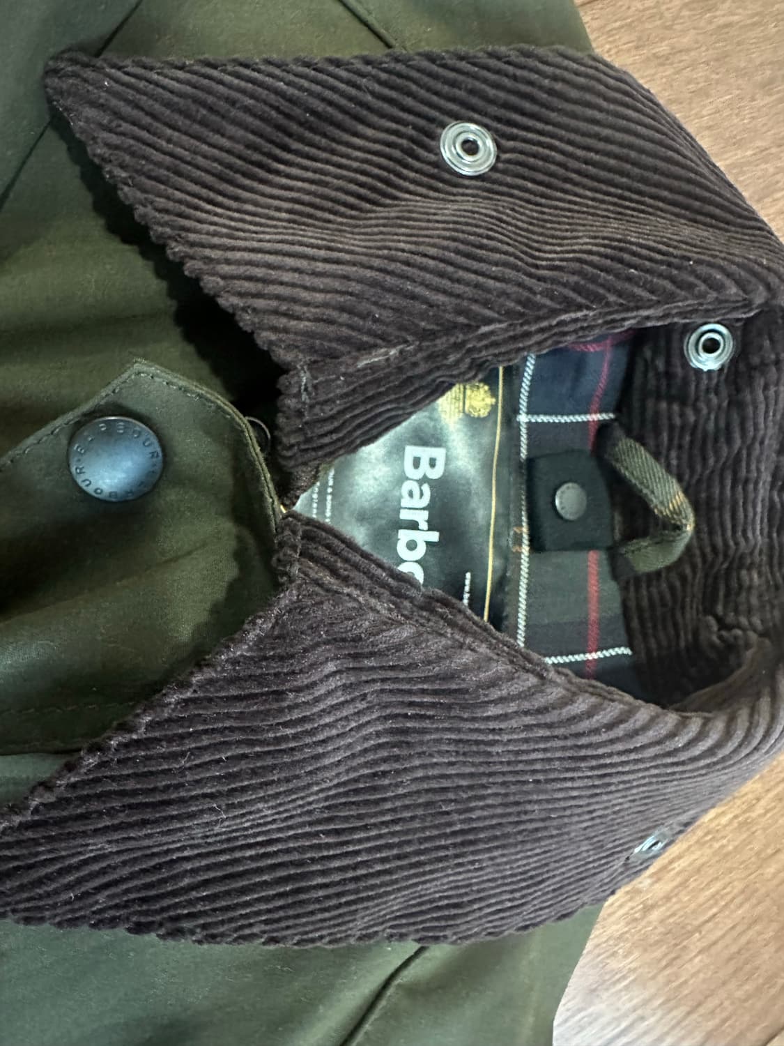 바버 뷰포트 38사이즈 올리브 상품이미지7