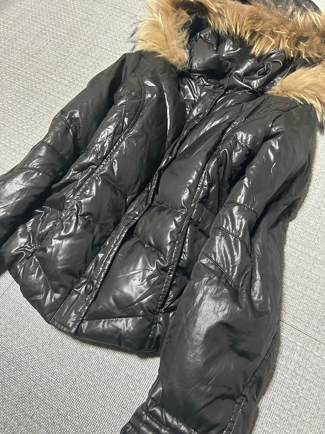 *JPN* y2k 00s archive 락시크 퍼 패딩자켓 상품이미지2