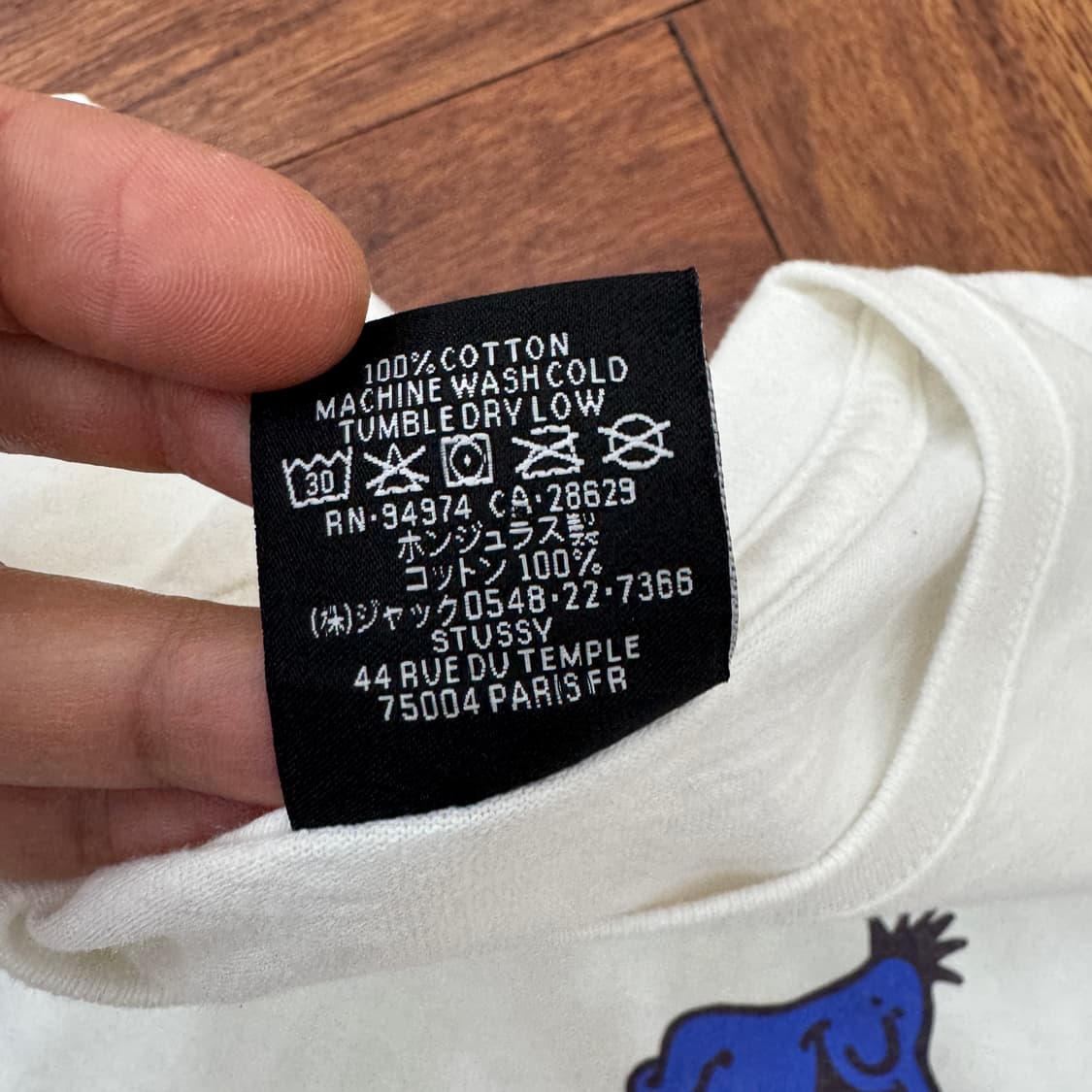 M Stussy 스투시 미스터 블랍 스파이럴 티셔츠  상품이미지6