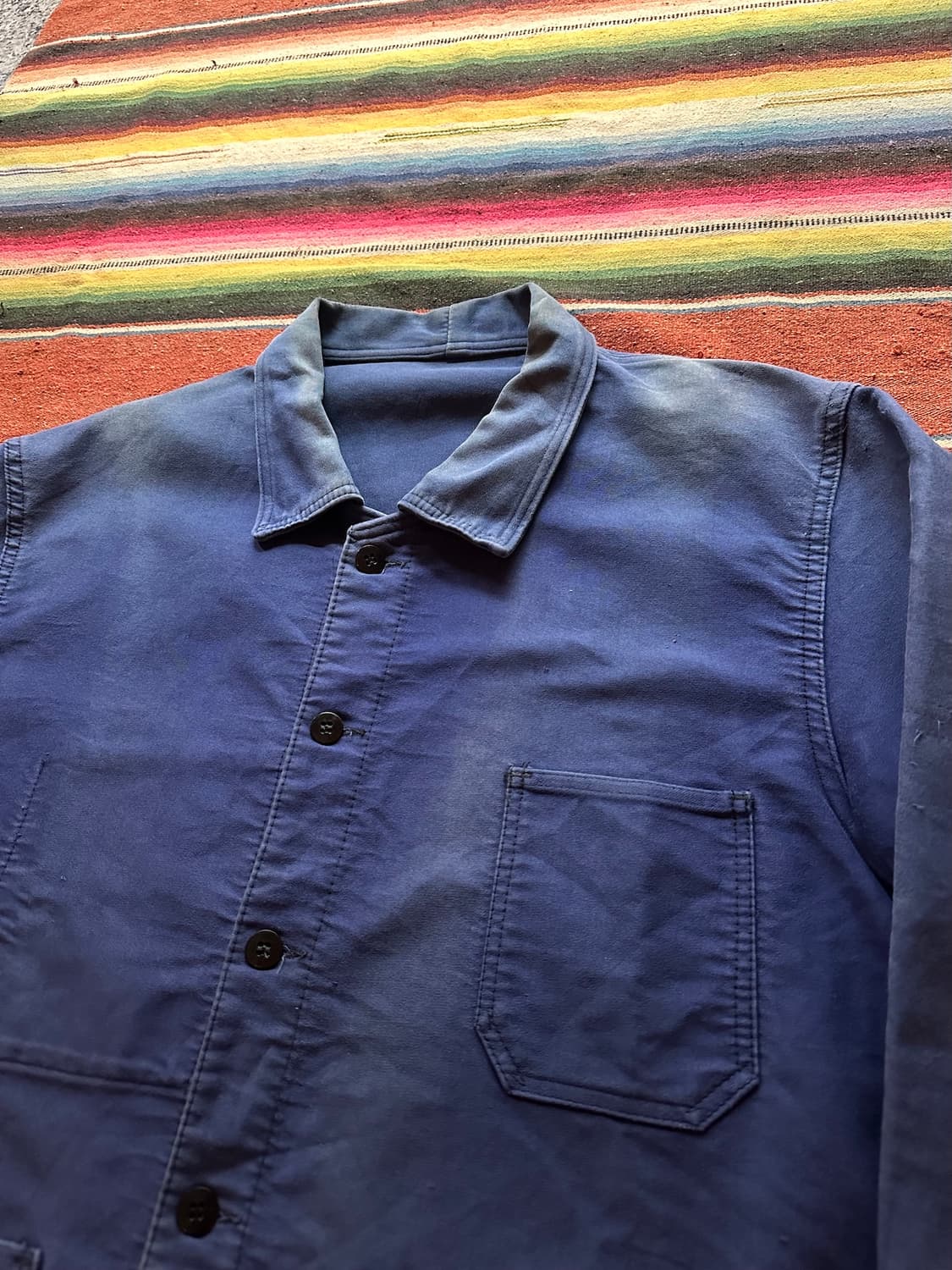 60s 빈티지 프렌치 몰스킨 워크 자켓 상품이미지3