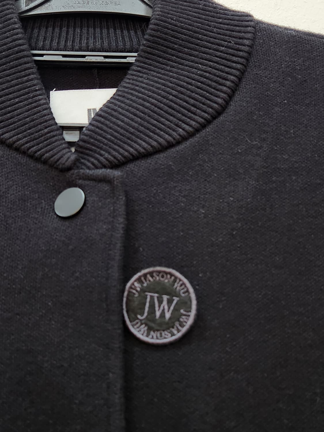 [44] 제이슨우 블랙 니트 봄버 자켓 44~55사이즈 상품이미지4