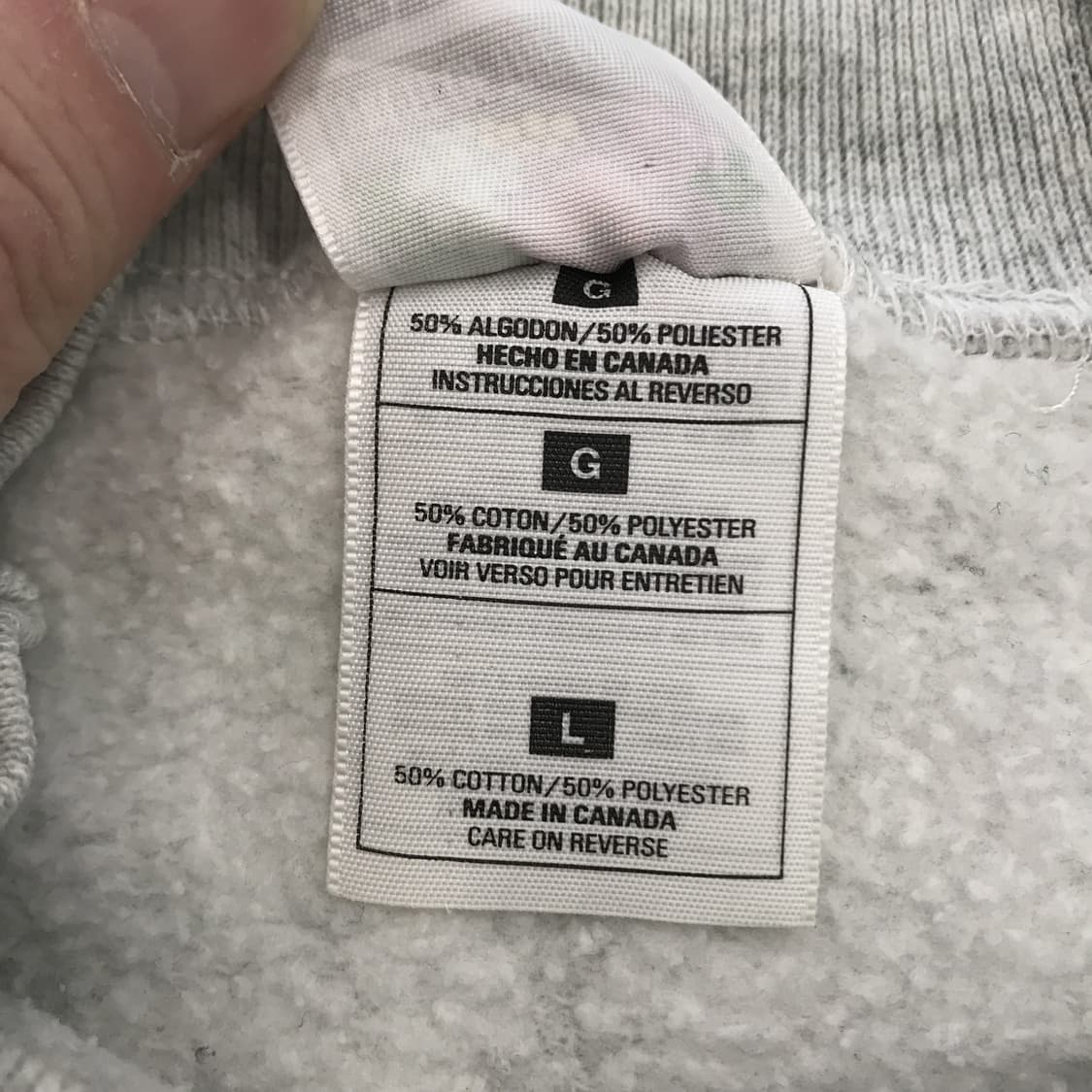 프루트오브더룸 90s 50 50스웻셔츠 [L] 상품이미지6