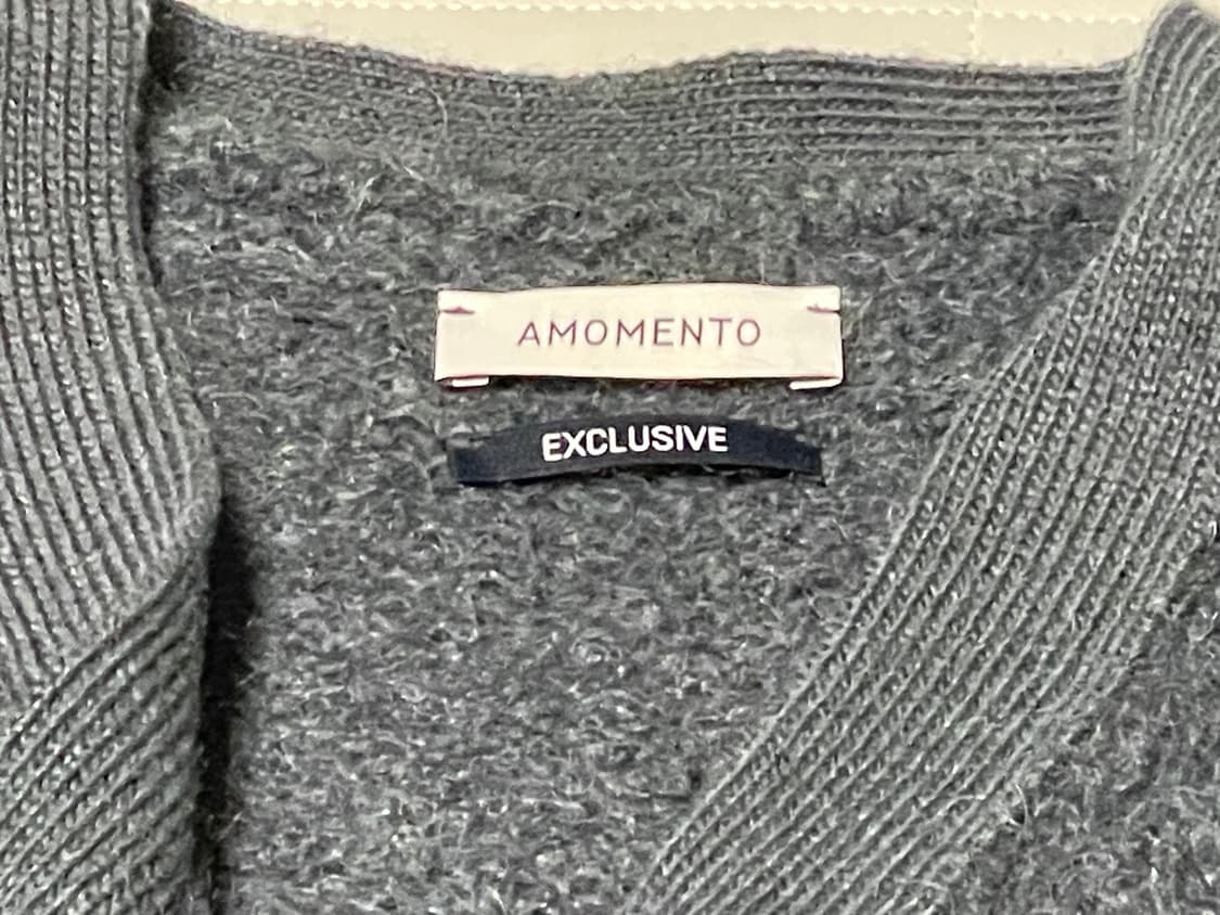 [새상품]아모멘토 그랜마 가디건 다크그레이 상품이미지4