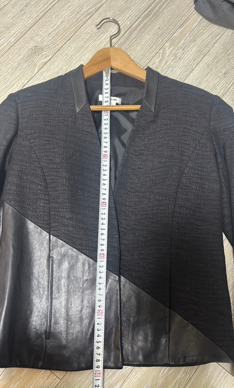 헬무트랭 트위드 레더 블레이저 상품이미지3