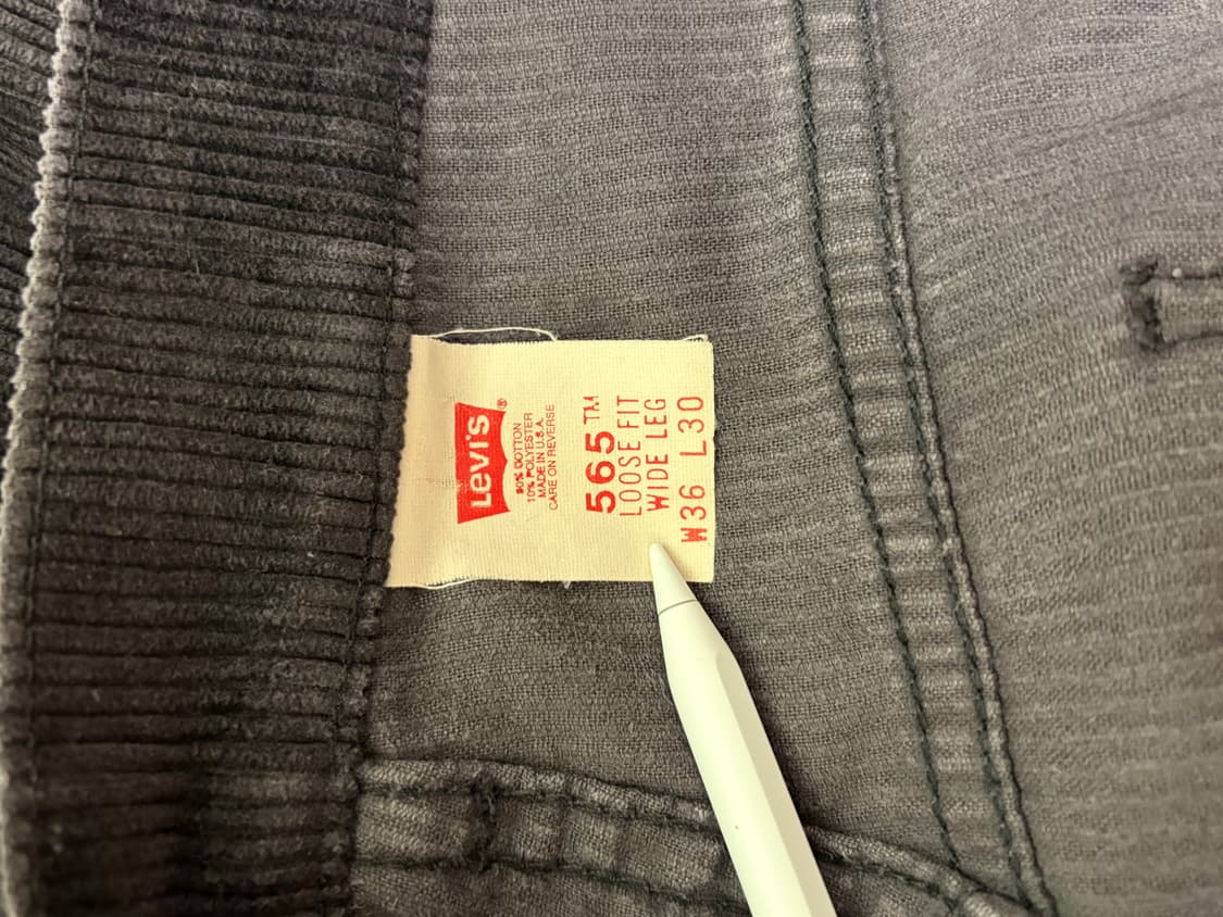 빈티지 리바이스 565 코듀로이 36x30 made in usa🇺🇸 상품이미지4