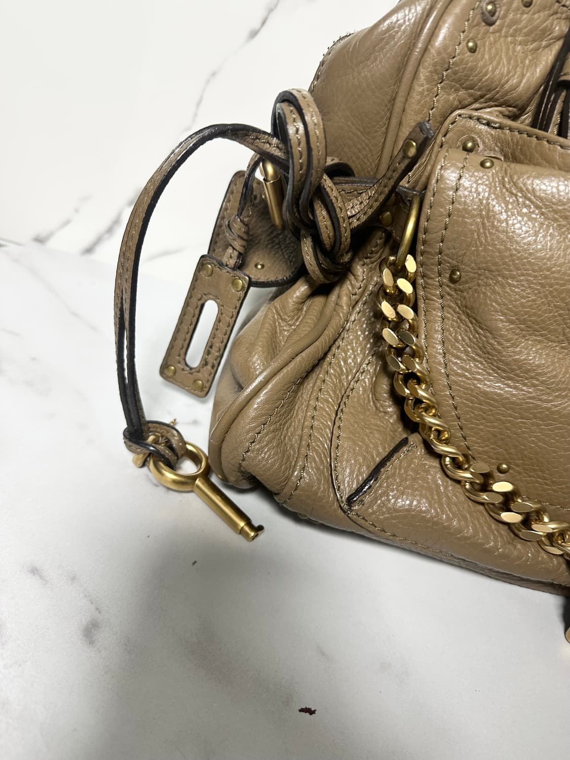 [A+ 정품] 끌로에 패딩턴백 브라운 라지 상품이미지4