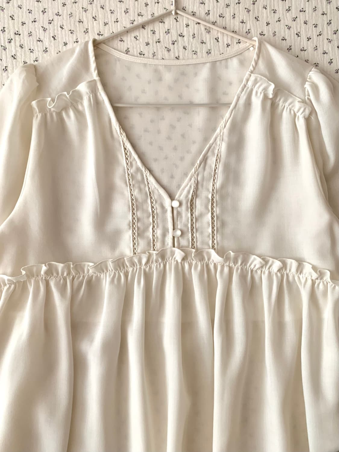 모리 프릴 블라우스 상품이미지2