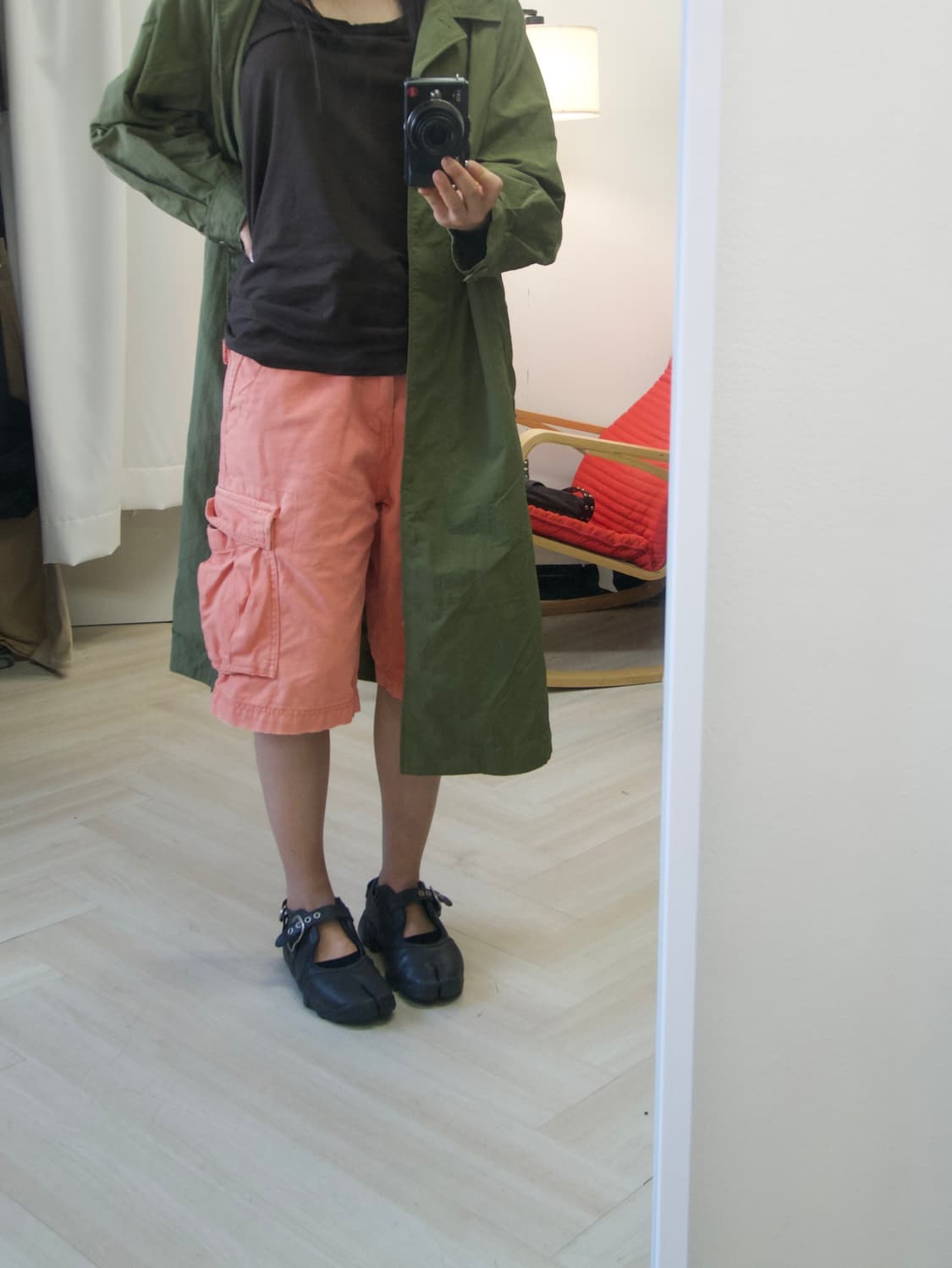 [HCO 1922] orange cargo short 상품이미지2
