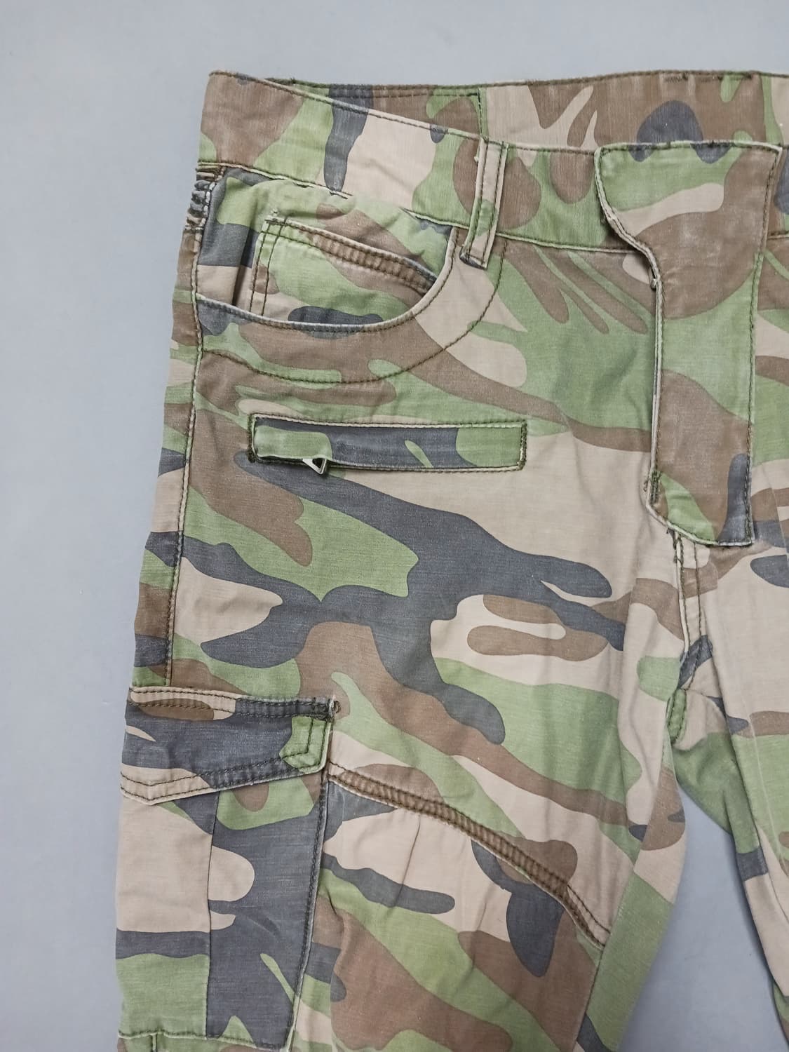 [35] 발망 밀리터리 카모플라쥬 바이커 카고 팬츠 상품이미지2