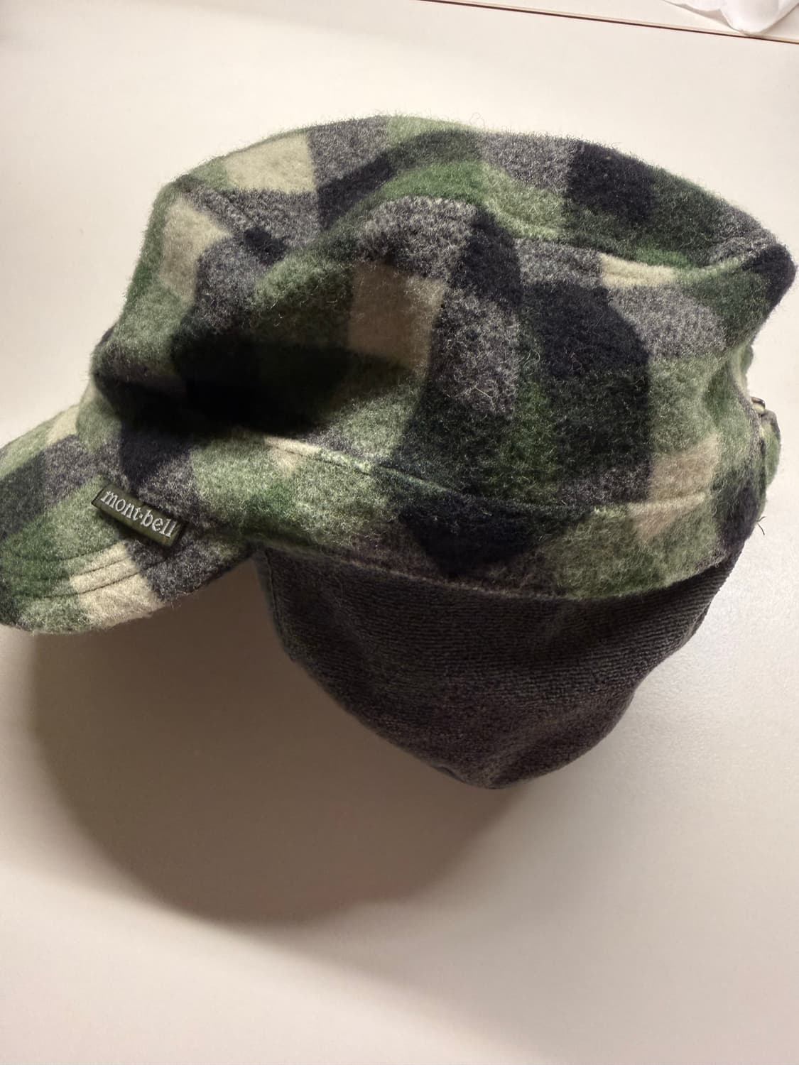 몽벨 울 컨트리 워크 캡 그린 빈티지 모자 상품이미지2
