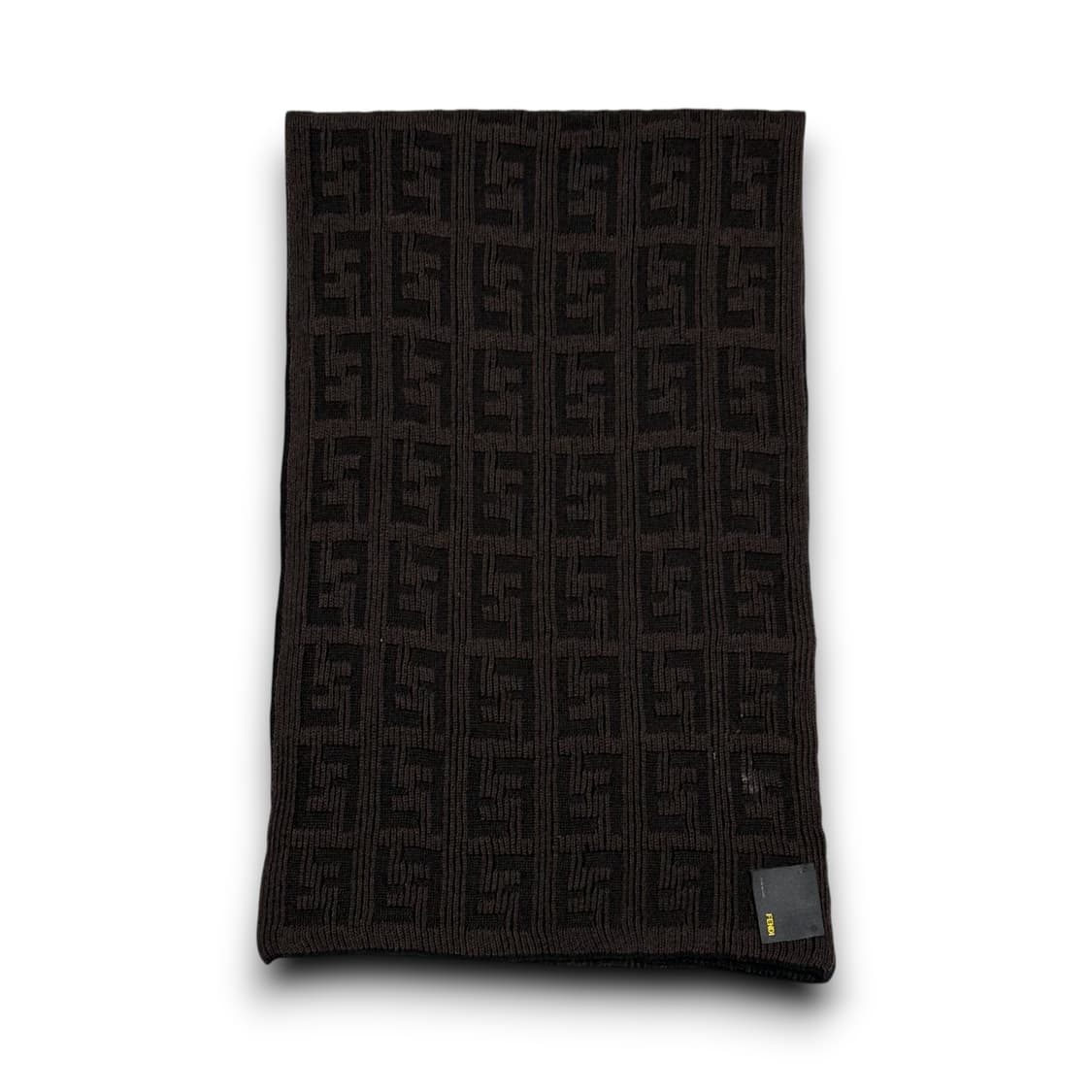 Fendi 100% 울 주카패턴 브라운 머플러 상품이미지1