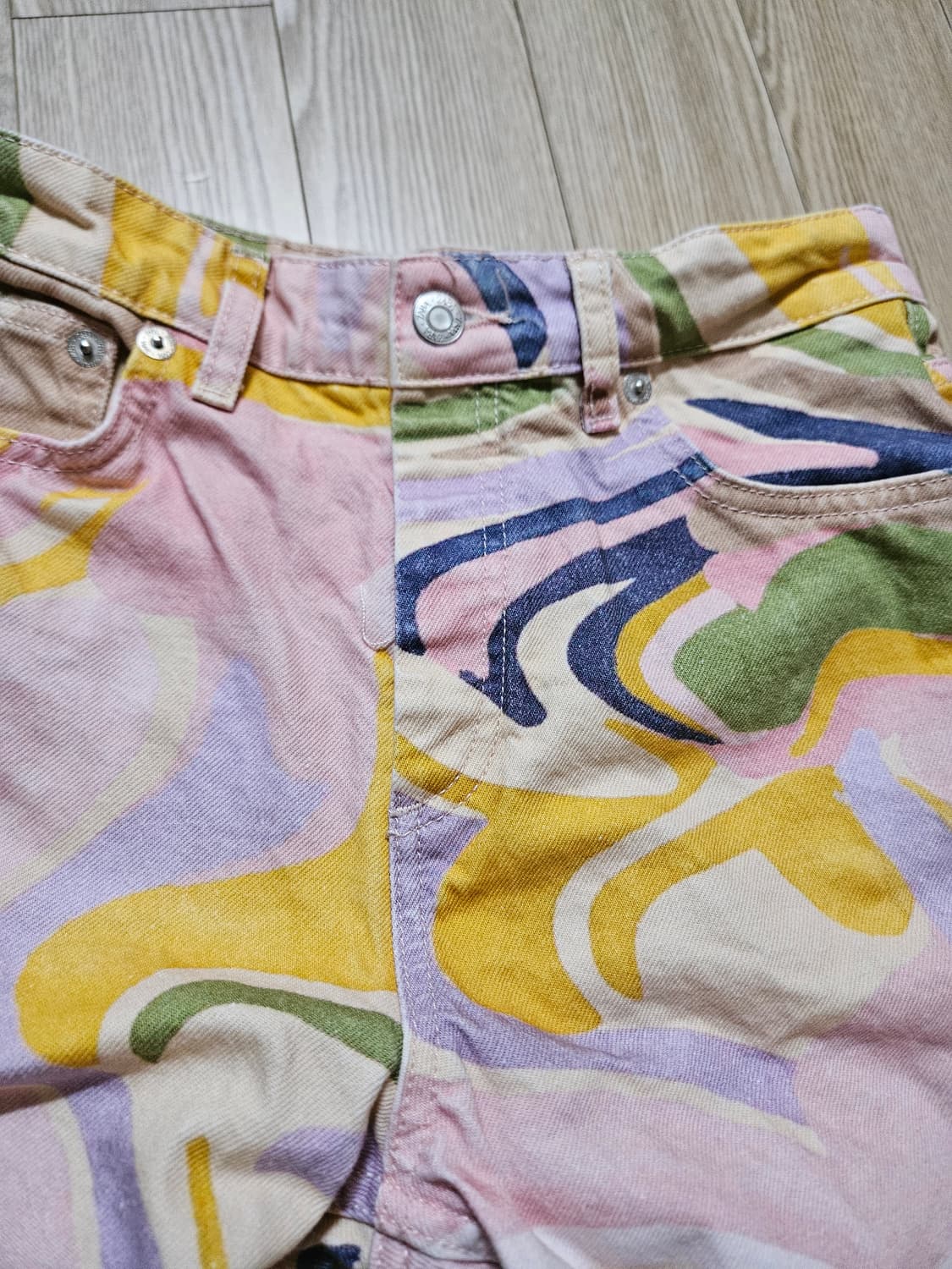 자라 패턴 데님 26사이즈 상품이미지2