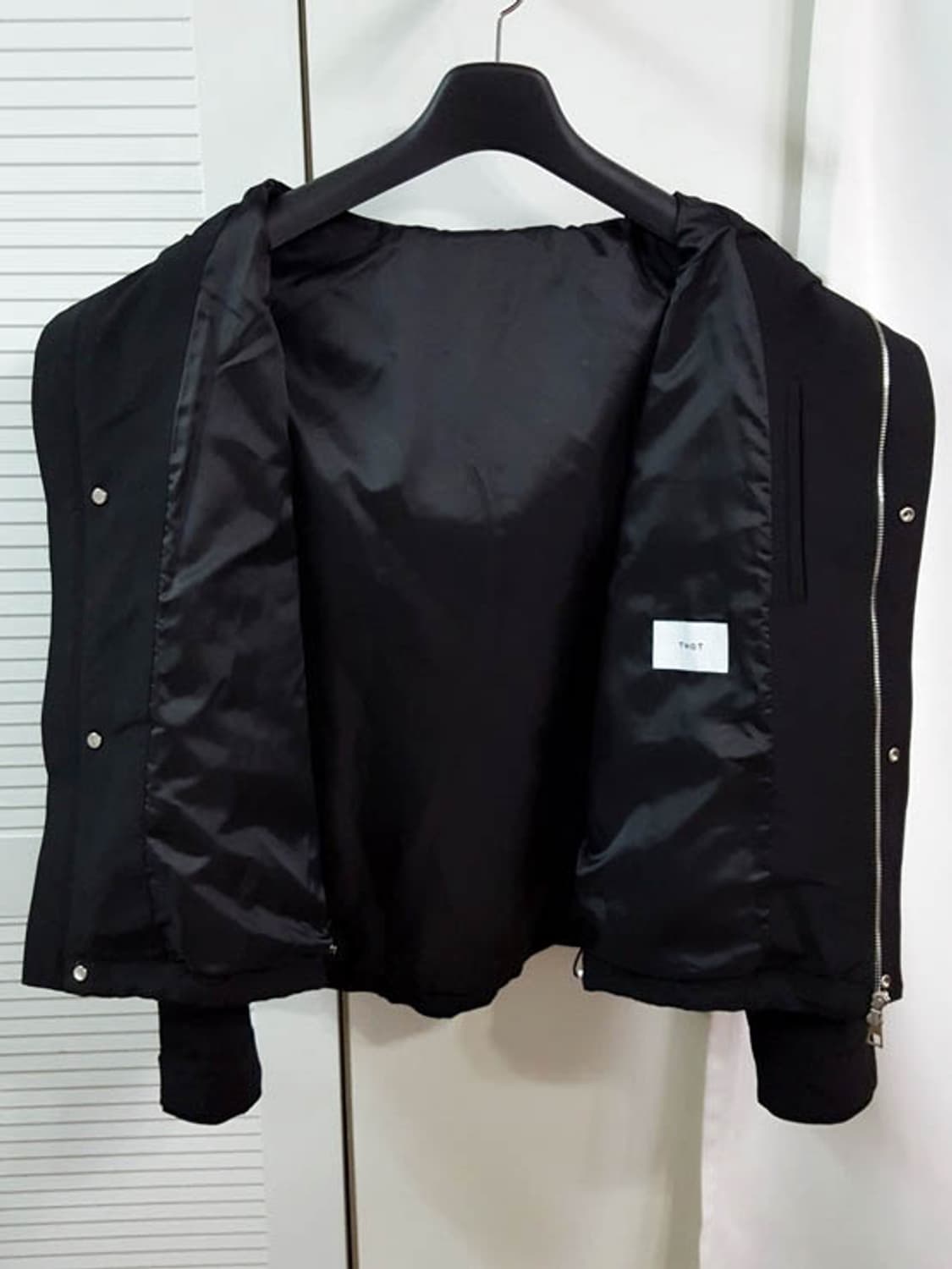 티엔지티 남성 후드 쉘파카 블랙 상품이미지5