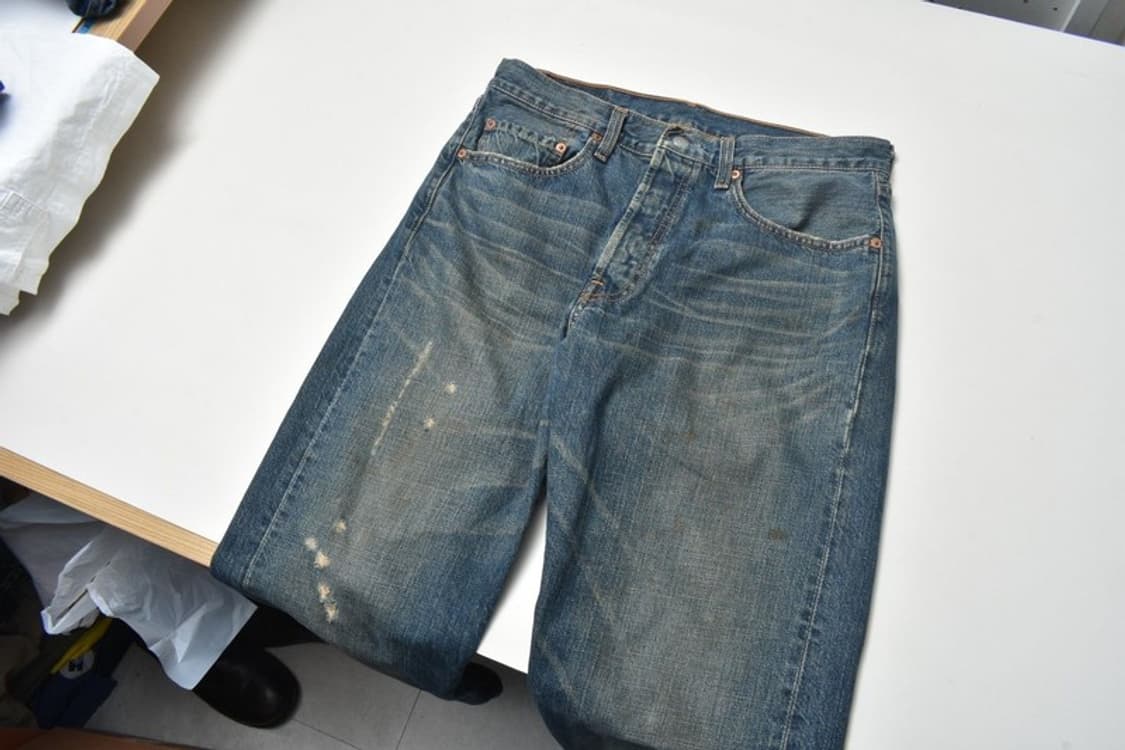 리바이스 501 패치워크 청바지 데님팬츠 32 N1162 상품이미지2