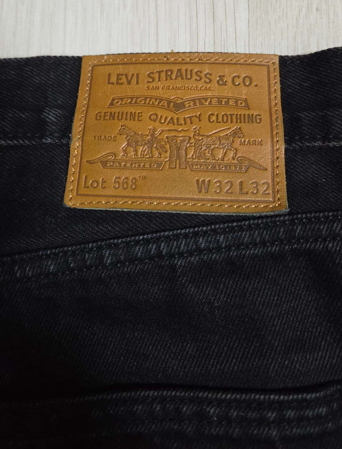 (착샷) 리바이스 568 32 루즈 스트레이트 데님  상품이미지5