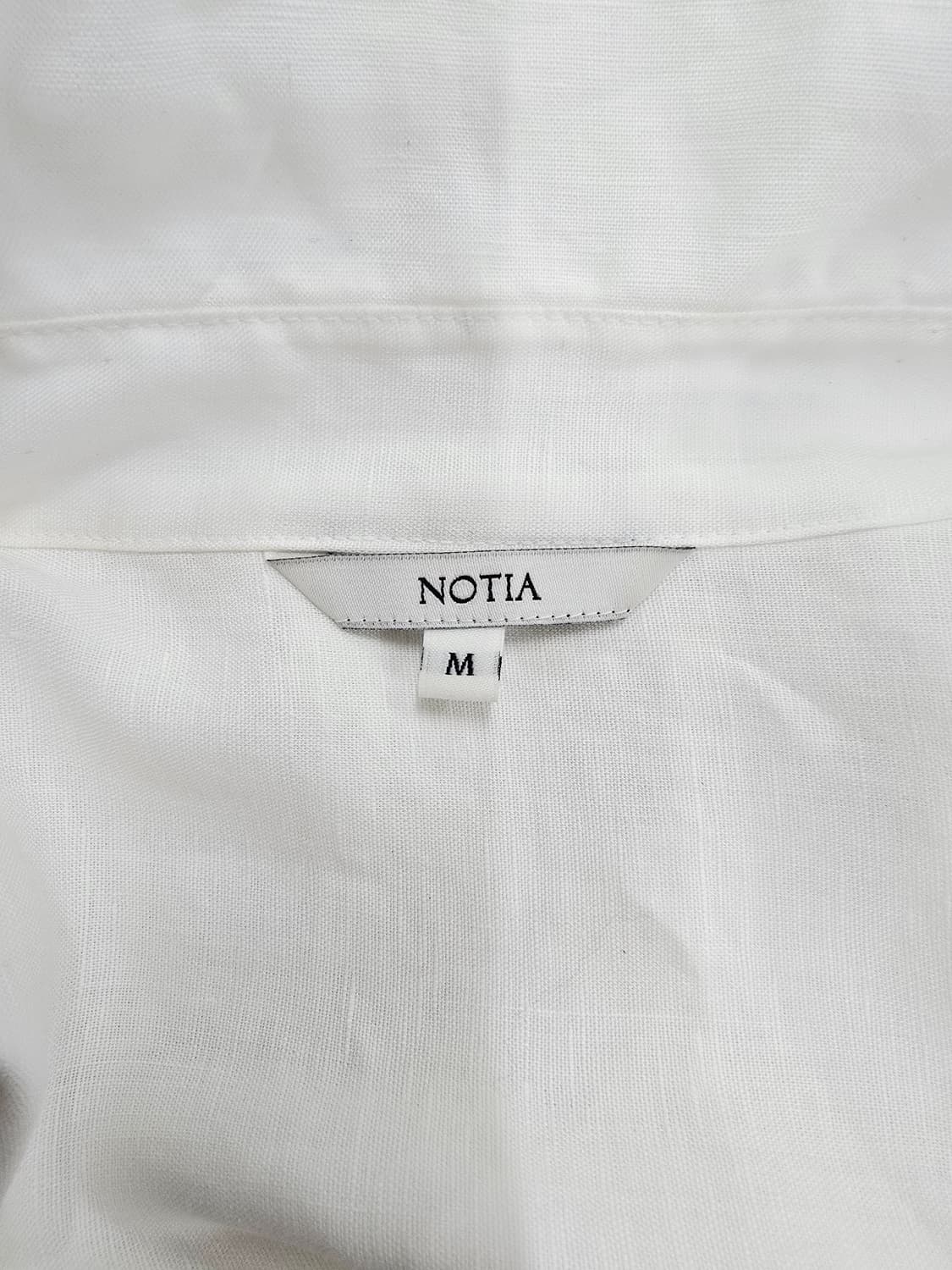 notia 화이트 린넨 셔츠 긴팔 상품이미지8