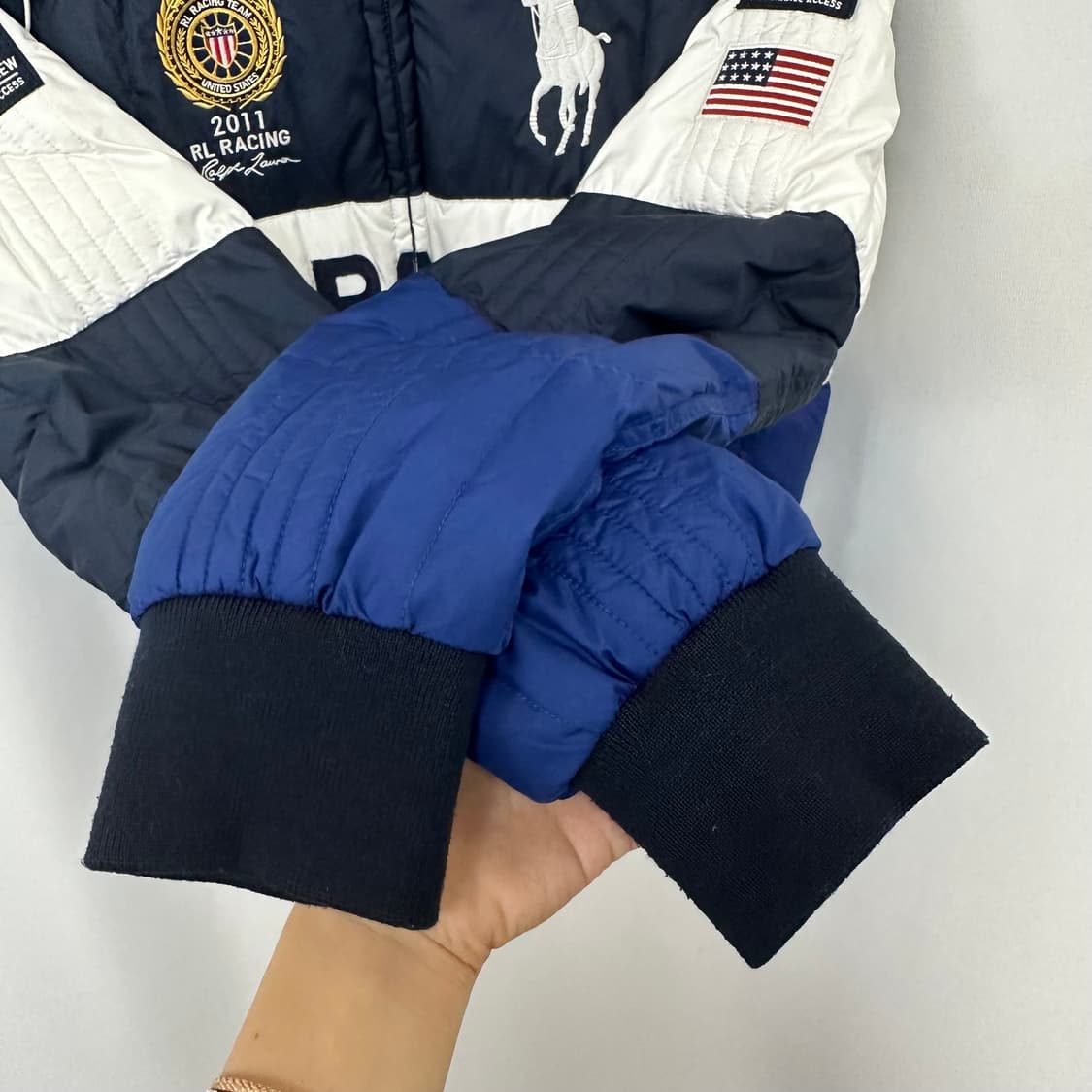   폴로랄프로렌 남자 빅포니 레이싱 패딩 자켓 L 상품이미지3