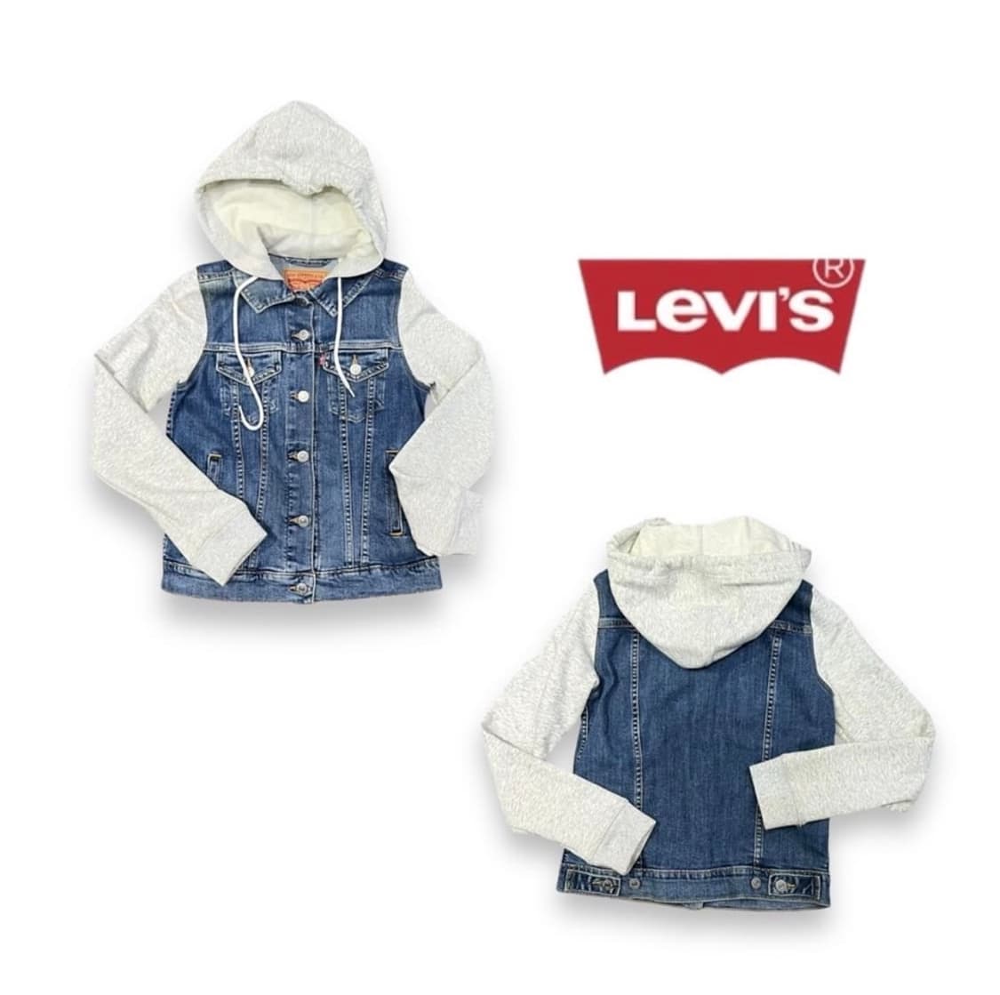 리바이스 우먼스 트러거 후드 데님 자켓 상품이미지1