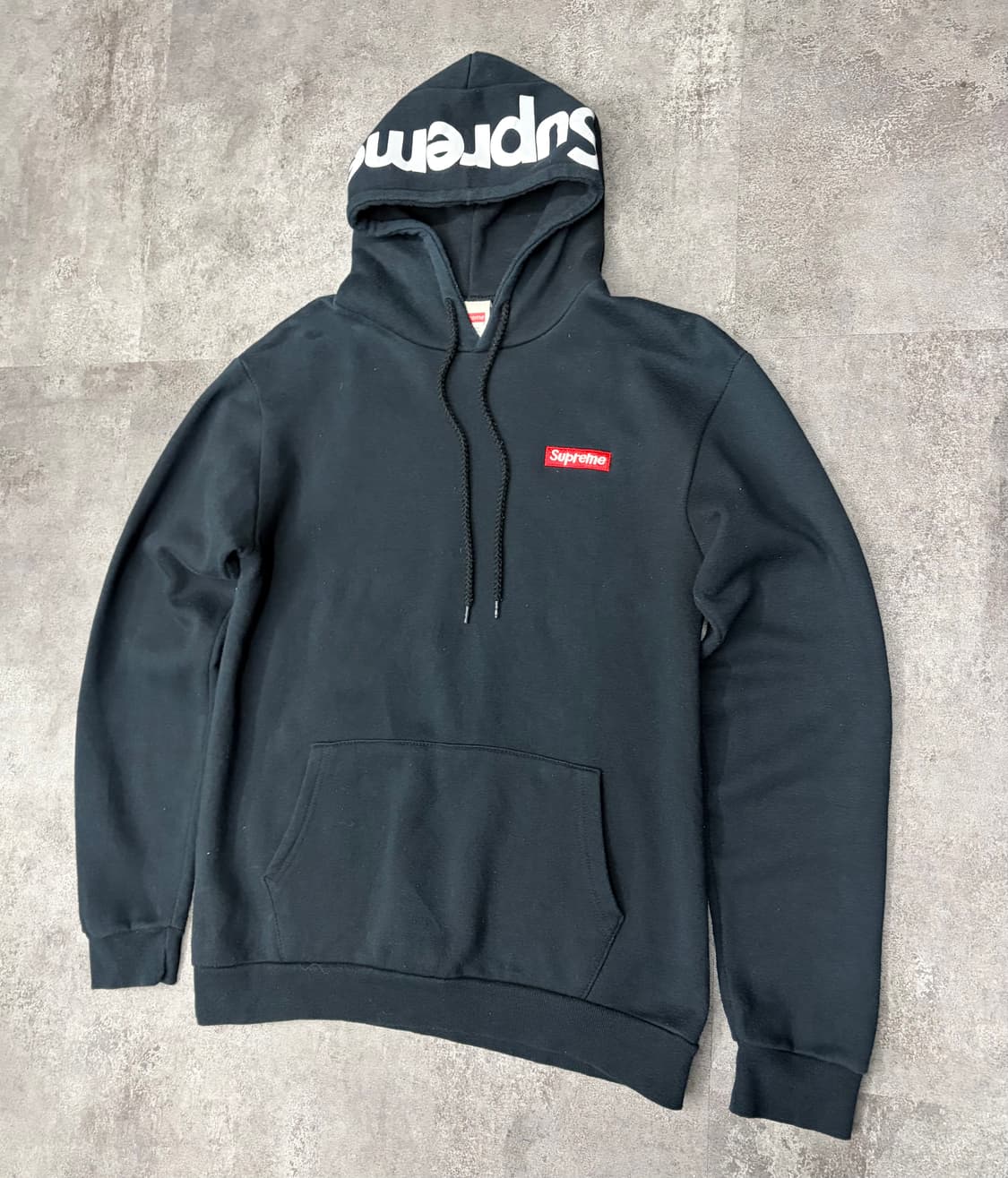 10s 슈프림 블랙 박스 로고 후드티 상품이미지7