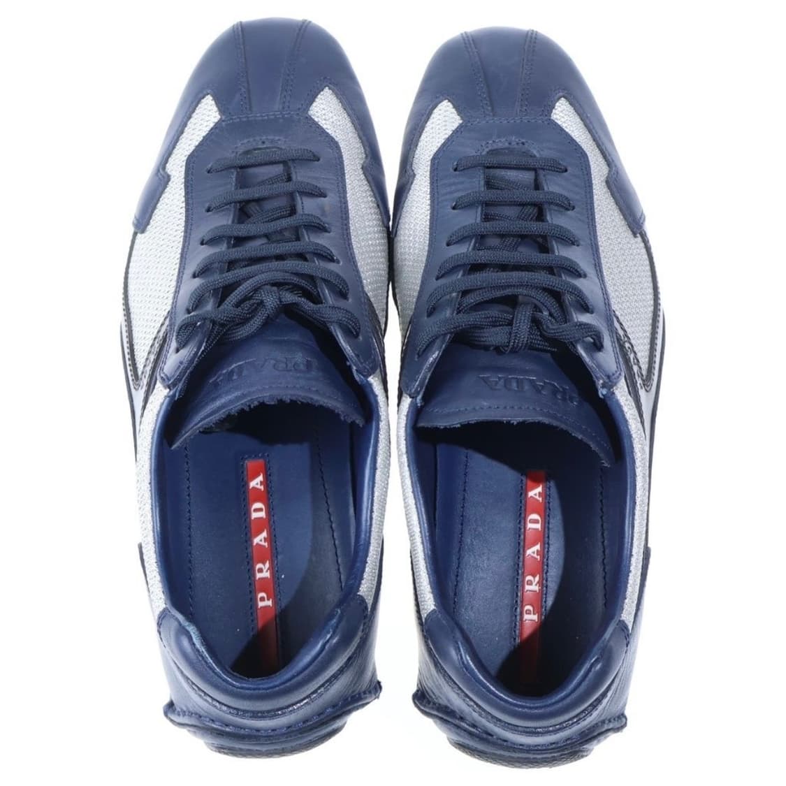 PRADA SPORT 가죽 메쉬 전환 로우 컷 스니커즈 상품이미지4