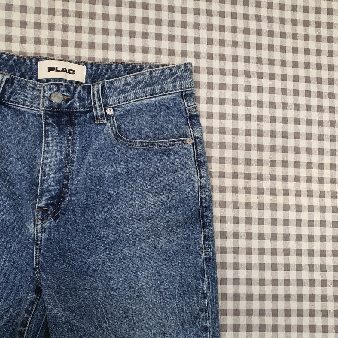 미착용 플랙 와이드 데님 청바지 남자30 상품이미지3