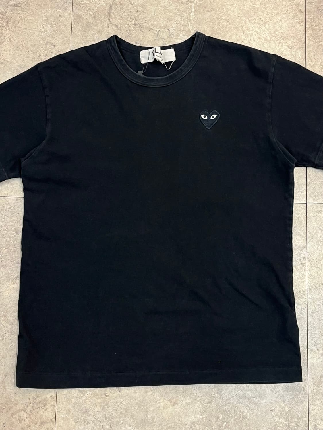 꼼데가르송 반팔티 블랙 L #csz2569 상품이미지5