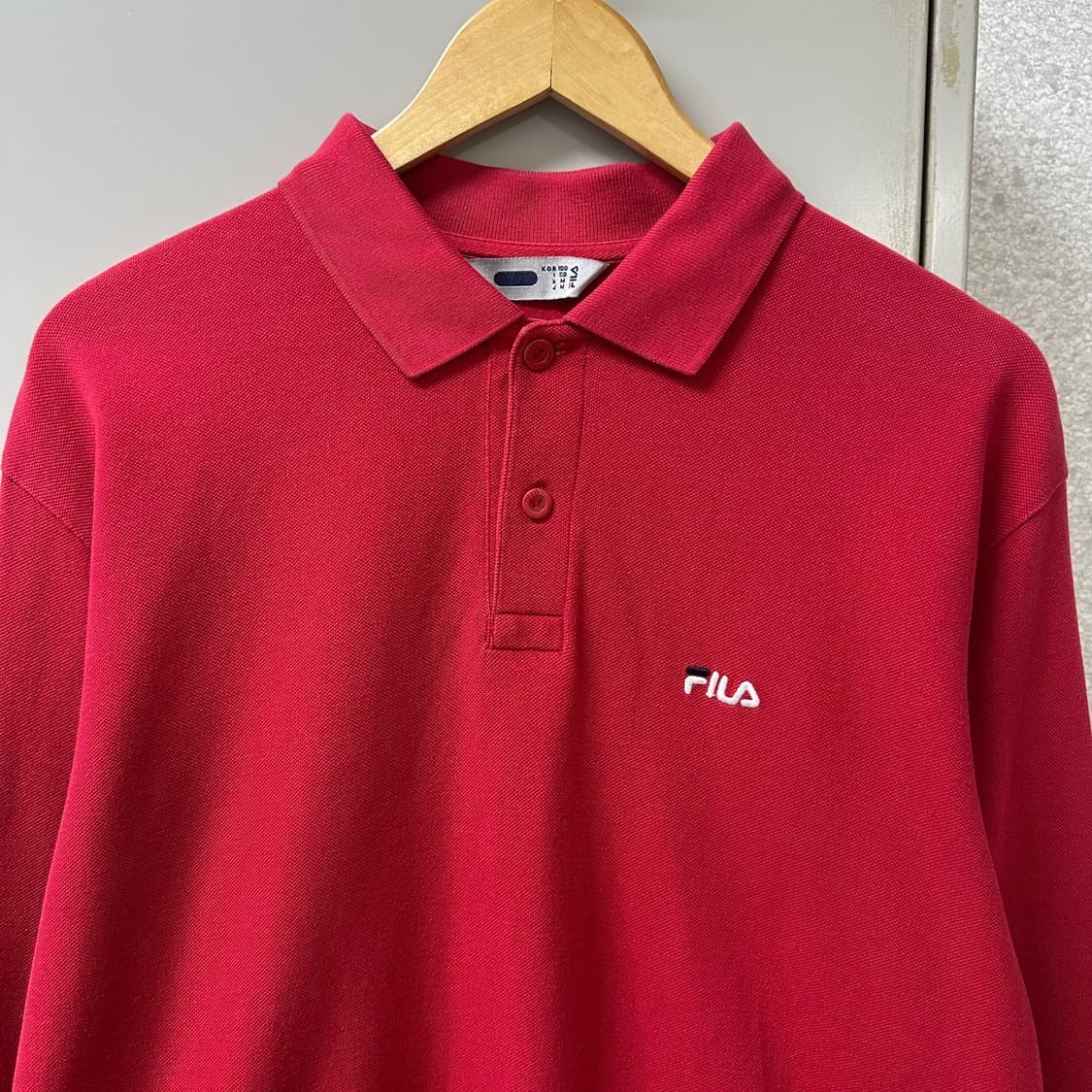 (100)90'S 휠라 PK 긴팔-Y373 상품이미지2