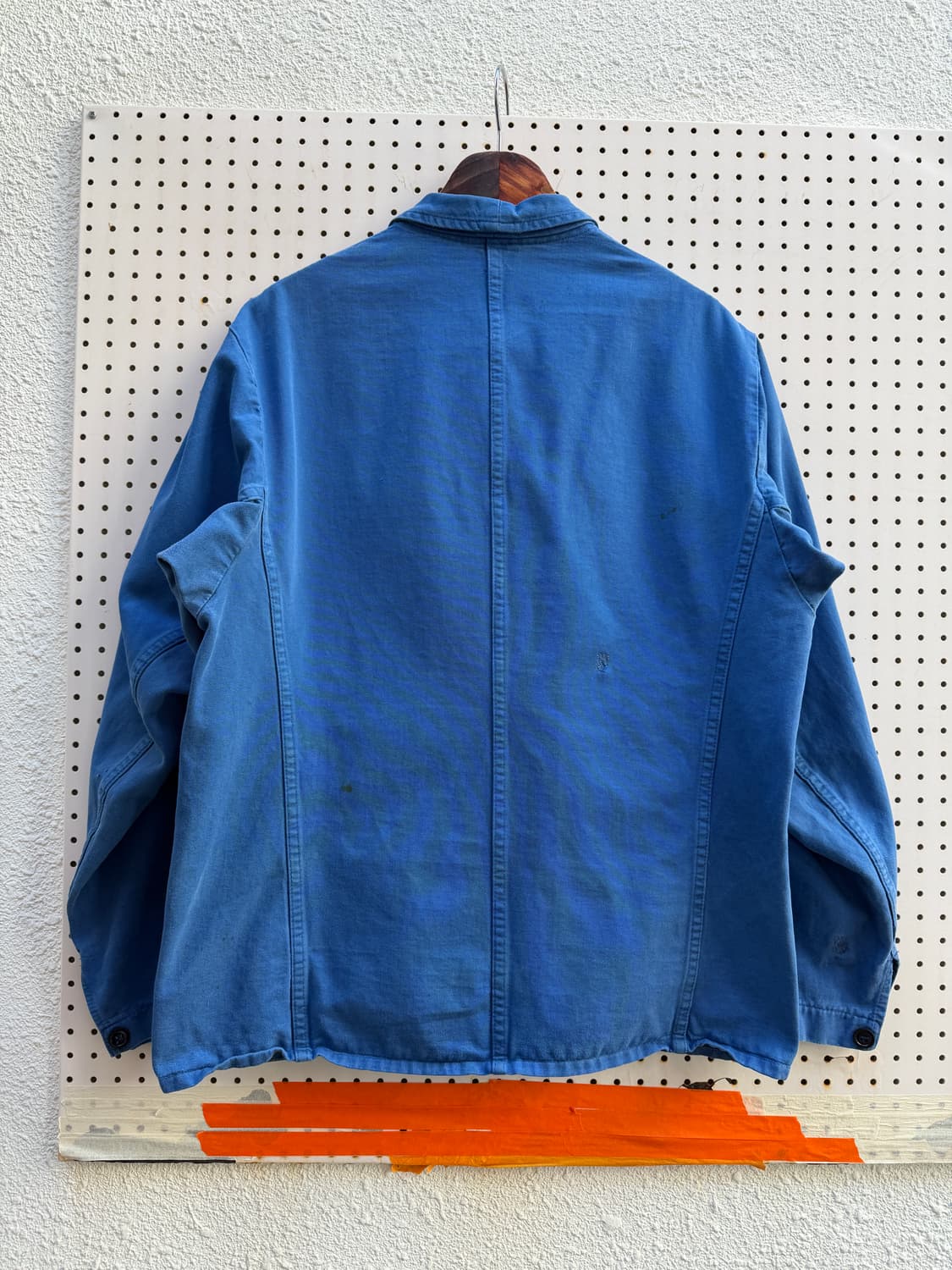 OLD VINTAGE WASHED BLUE REPAIR 프렌치워크자켓 상품이미지2