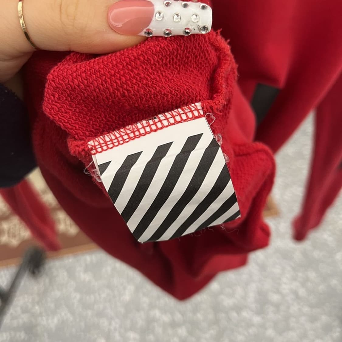 오프 화이트 올드스쿨 스트릿 펑크 모나리자 맨투맨 XXS C10052 상품이미지7