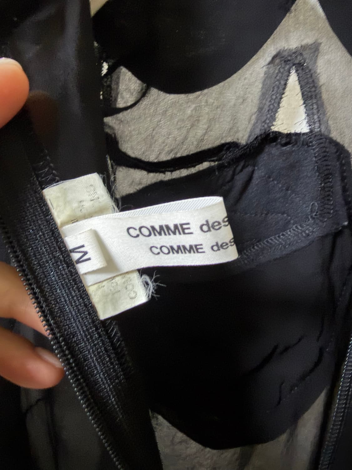 M) 꼼데가르송 풀오버 시스루 블라우스 상품이미지6