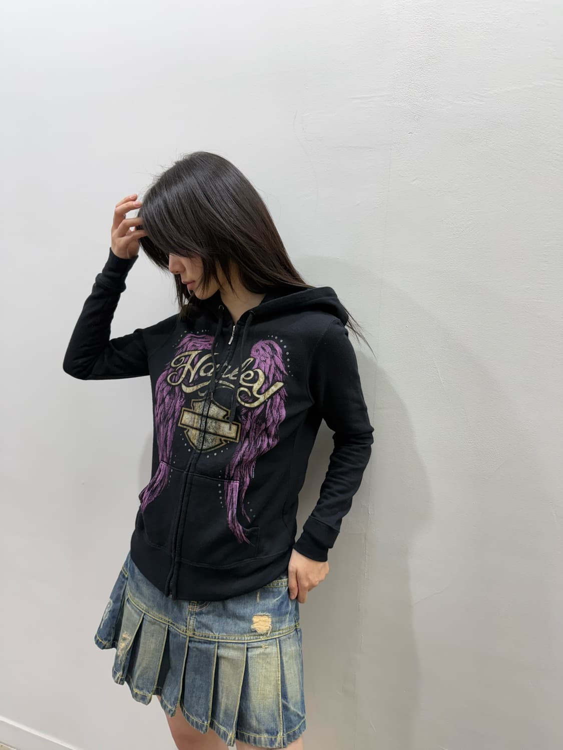 할리 데이비슨 후드집업 상품이미지2