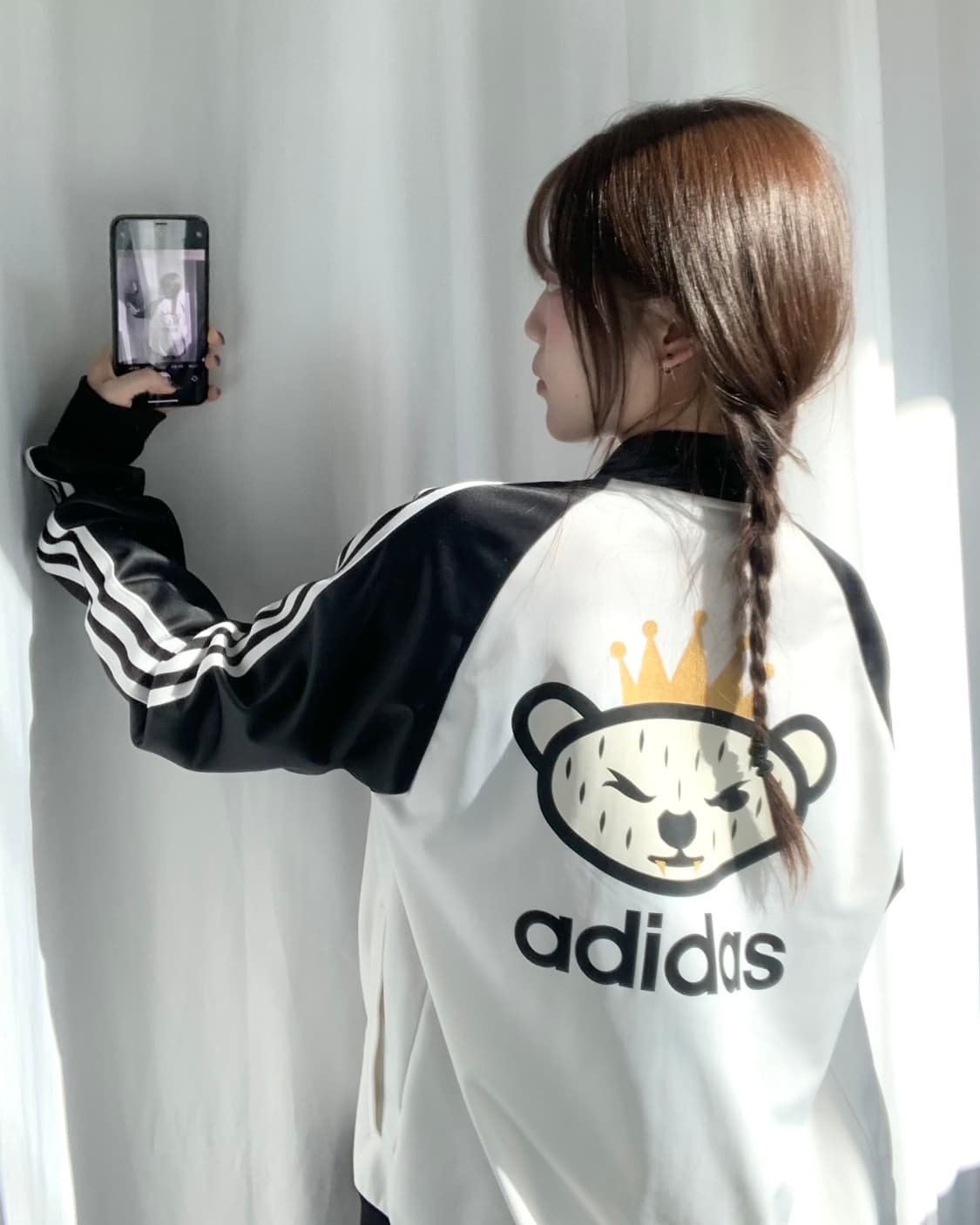 Adidas 아디다스 화이트블랙 나그랑 니고베어 트랙탑 상품이미지1