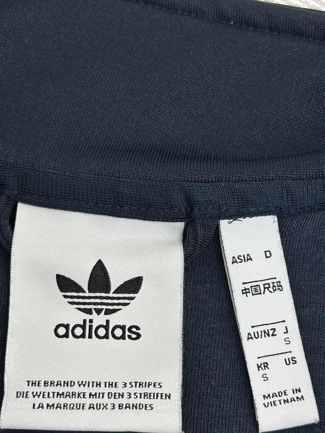 아디다스 네이비/레드 집업 져지 삼선 트레이닝 세트 셋업 S 상품이미지4