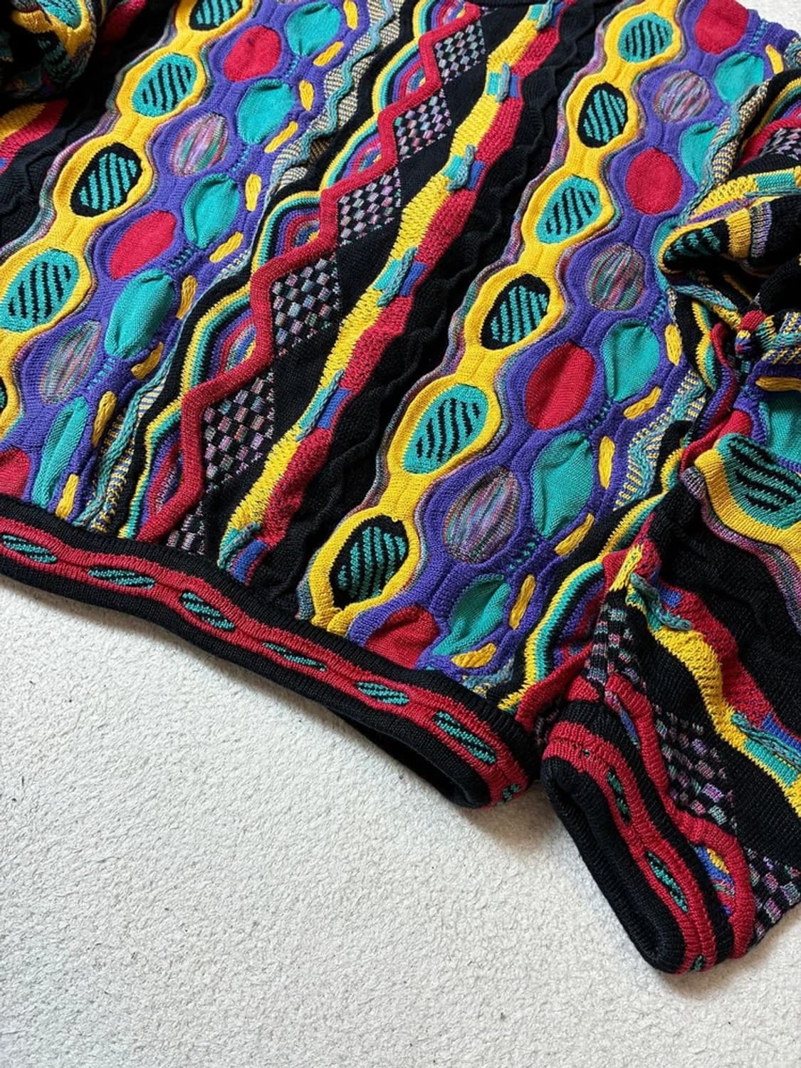 툰드라 00's 캐나다 3D 케이블 크롭 니트 PN7749 상품이미지3