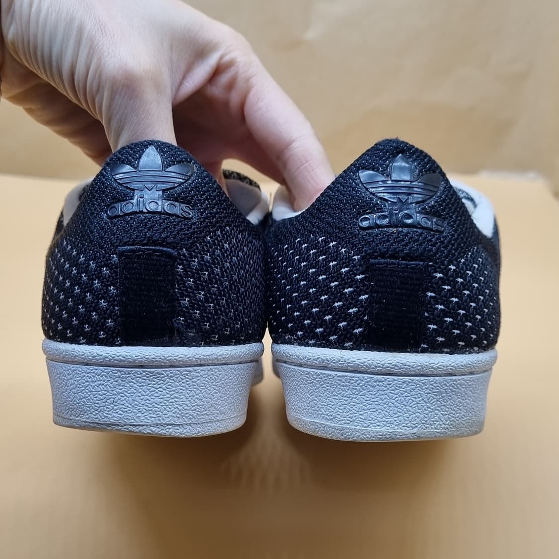 아디다스 슈퍼스타 위브 블랙 스니커즈230 상품이미지4