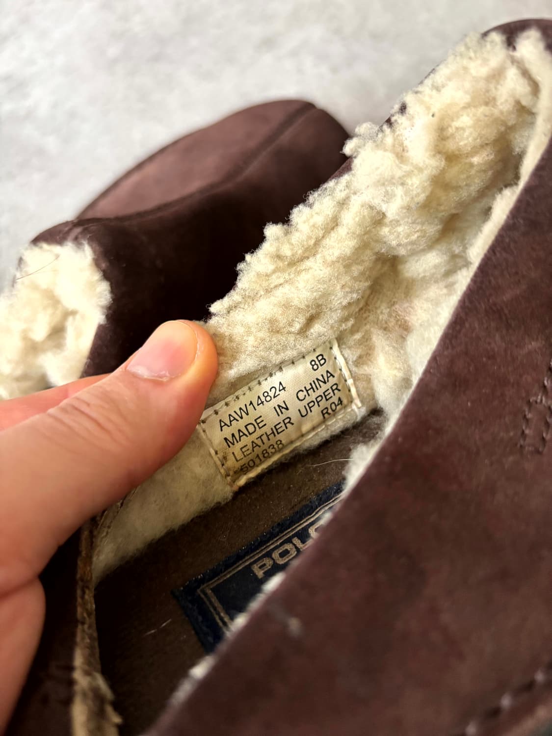 90's 폴로 스포츠 시어링 뮬 슈즈 245 상품이미지6