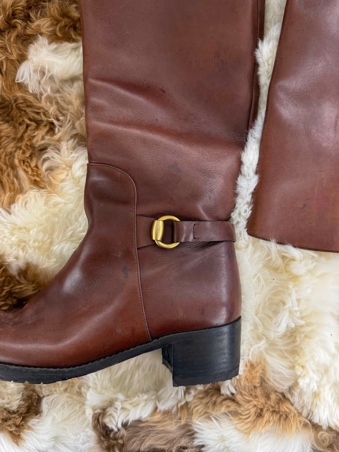 horsebit accent long boots  상품이미지2