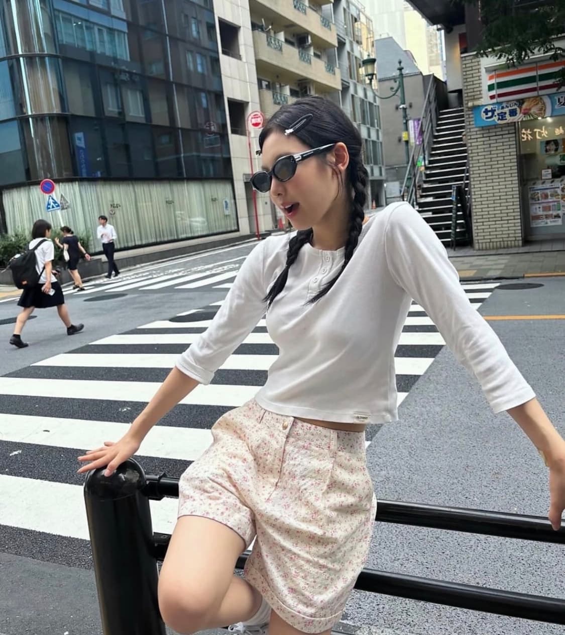 (닝닝착용) 시엔느 꽃 반바지 상품이미지2