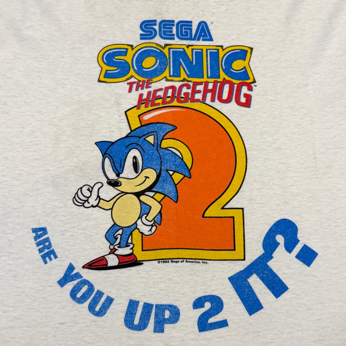 빈티지 90s 세가 소닉 티셔츠 상품이미지3