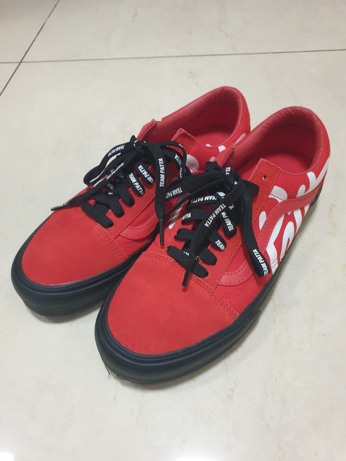 반스 x 파타 patta 볼트 올드스쿨 레드 VLT LX 275 상품이미지1