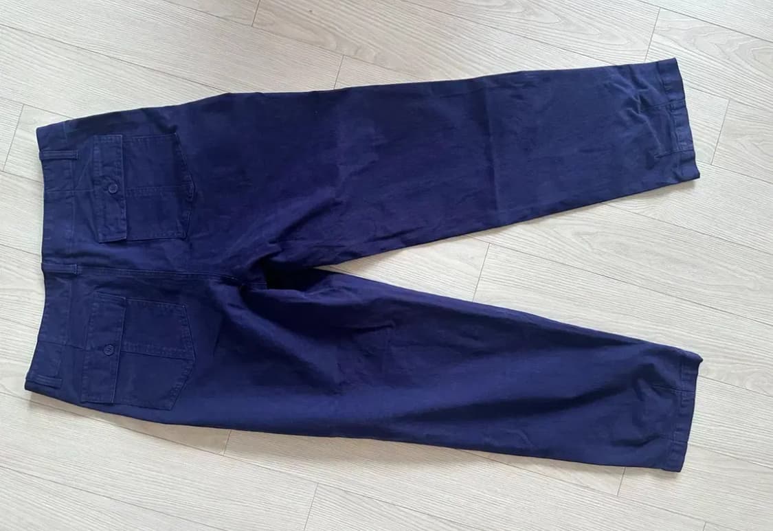 [34] 에임레온도르 팬츠  네이비 워시드 팬츠 상품이미지3