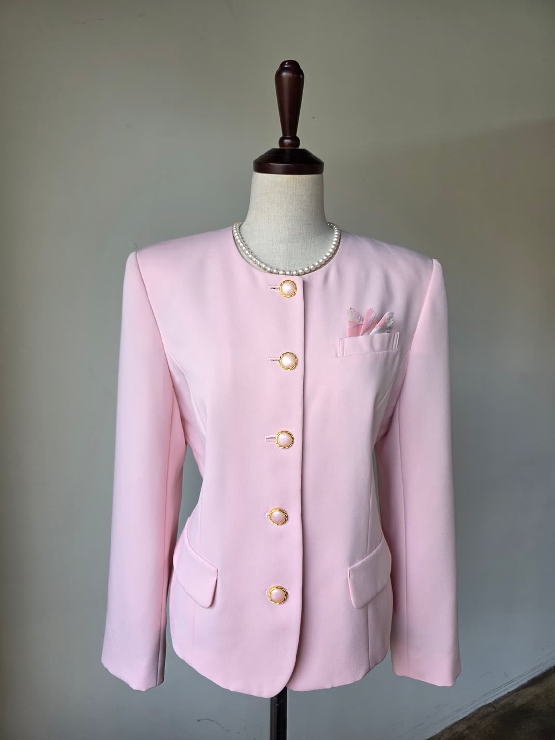 핑크 금장 자켓 상품이미지3