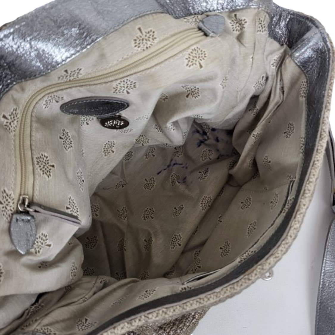 정품 멀버리 알렉사 메탈릭 실버 트위드 컬렉션 한정판 상품이미지10