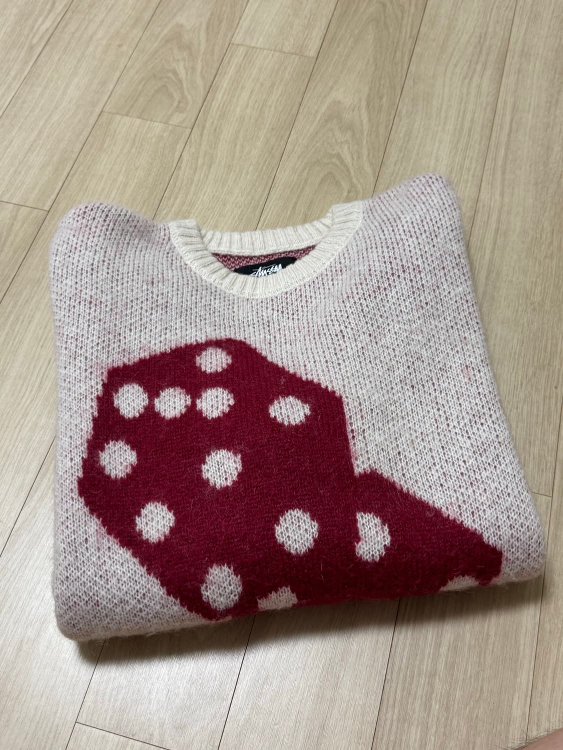 스투시 다이스 모헤어 스웨터 본 S 상품이미지2