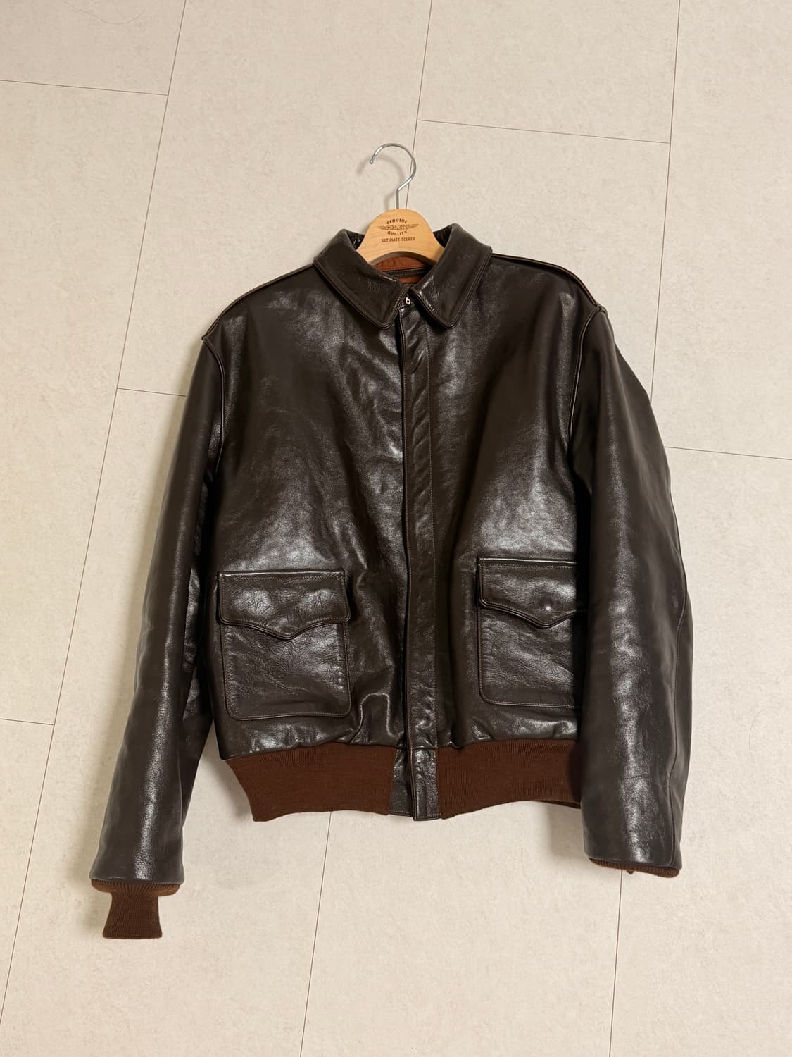 토이즈 맥코이(TOYS McCOY) A-2 호스하이드 자켓 46사이즈 상품이미지1