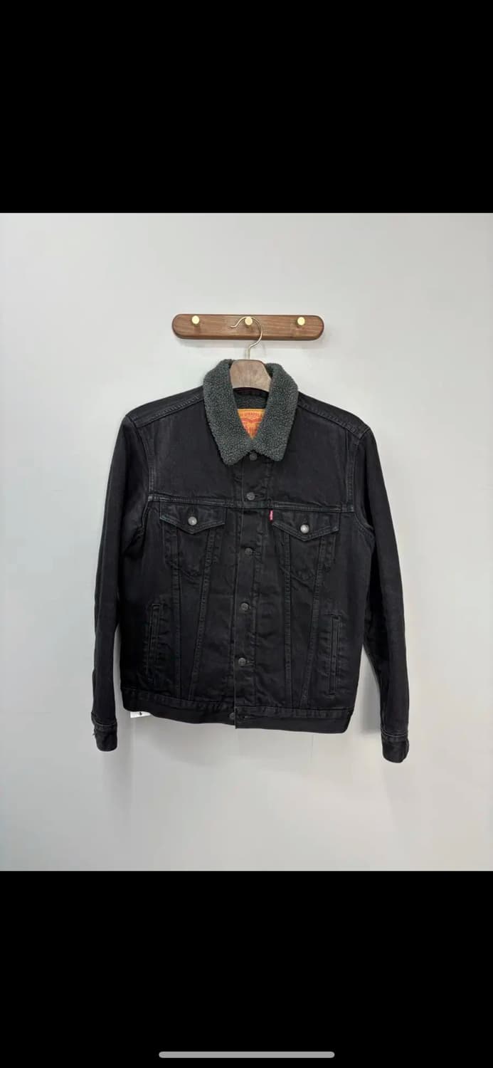 리바이스 블랙 쉐르파 트러커 데님 자켓 H1047 상품이미지2