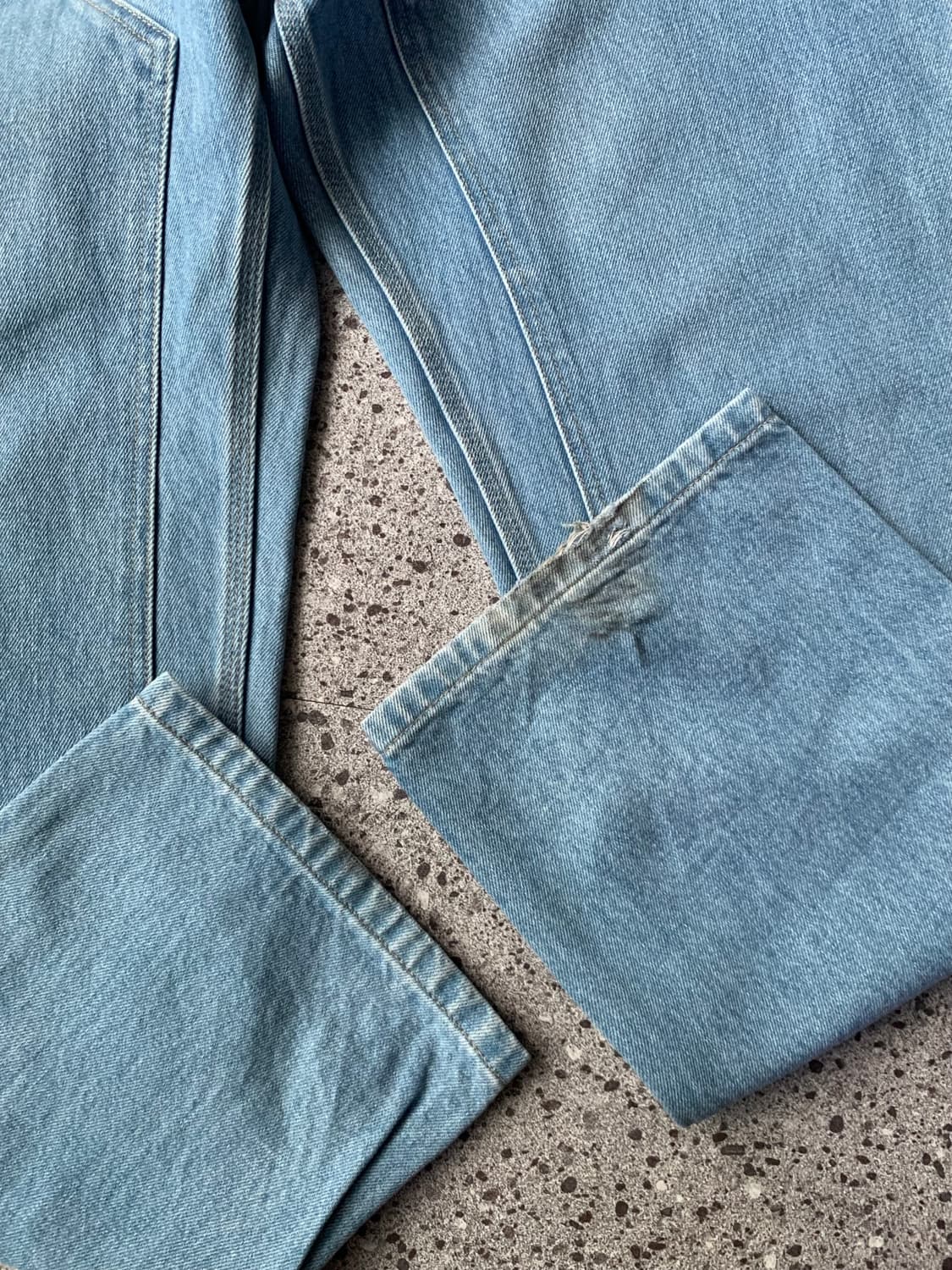 칼하트 wip 더블니 연청 상품이미지4